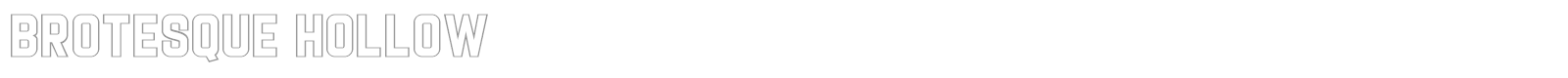 Brotesque font preview
